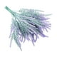 thumbnail image 2 of Flores artificiales de lavanda flocadas | Ramo de flores artificiales de seda realista | Tallos de plástico duraderos | Decoración hipoalergénica para el hogar | Centro de mesa para bodas | Regalo, 2 of 6
