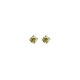 thumbnail image 4 of Pendientes pequeños de plata de ley S925 con forma de garra y diamante de colores, con un solo diamante, con agujeros para las orejas, sencillos y combinables para mujer G6535, 4 of 5