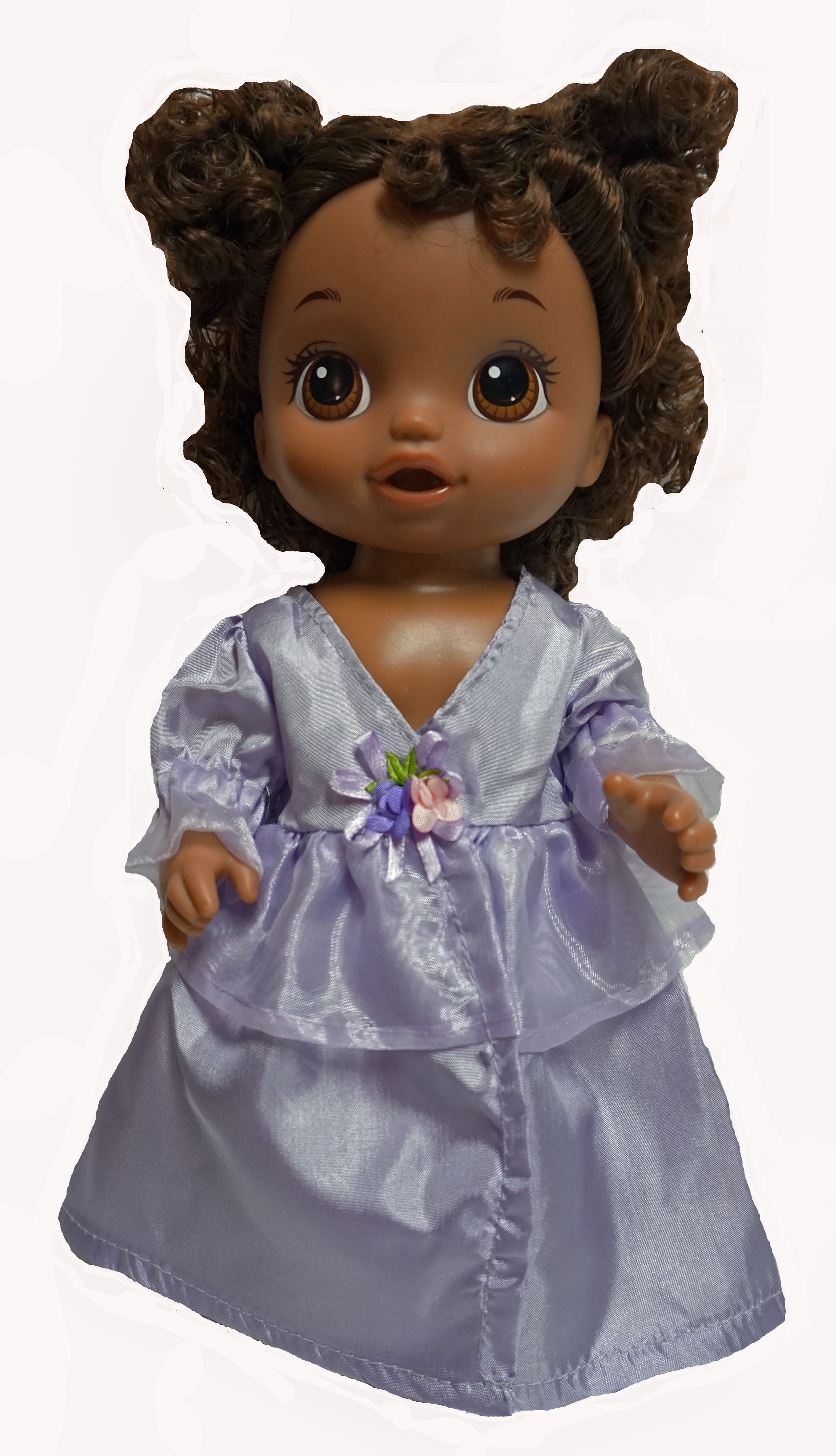 Doll Clothes Superstore Long Lavender Party Dress Fits Baby Alive And