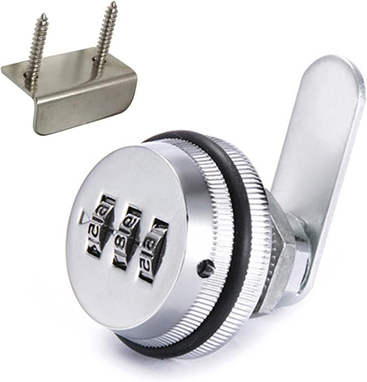 LINLIN Combination Cam Lock, 11/8 Inch 3Digit Rotating Tongue