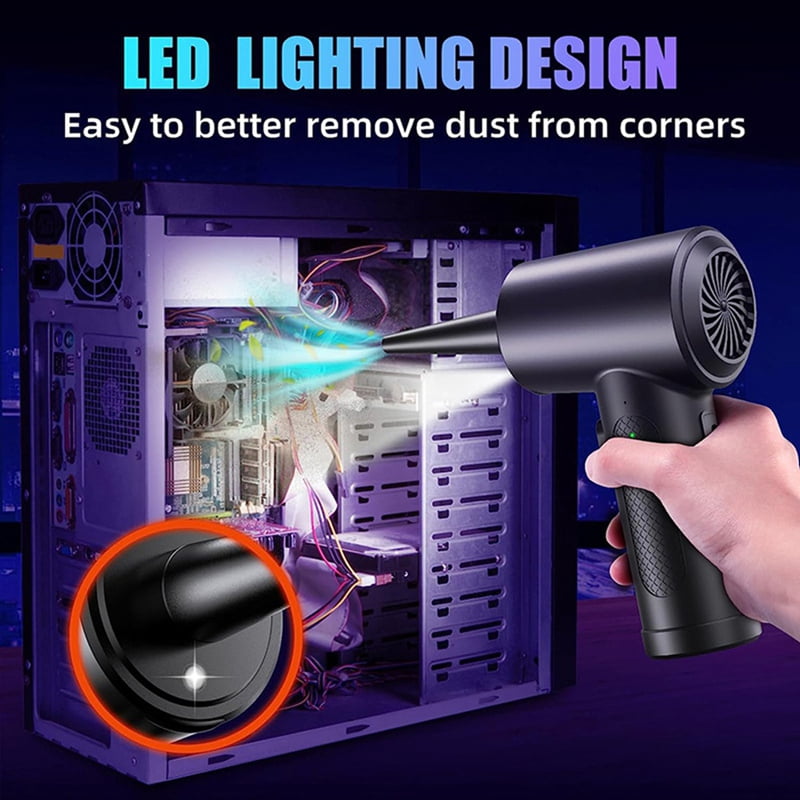 Portable Handheld Electric Air Duster Blower Compressed Air Wireless Dust Blower Air Duster Cordless Camera Cleaning