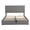Gray, variant on Tenozek Queen Size Upholstered Platform Bed with a Hydraulic Storage System, Beige
