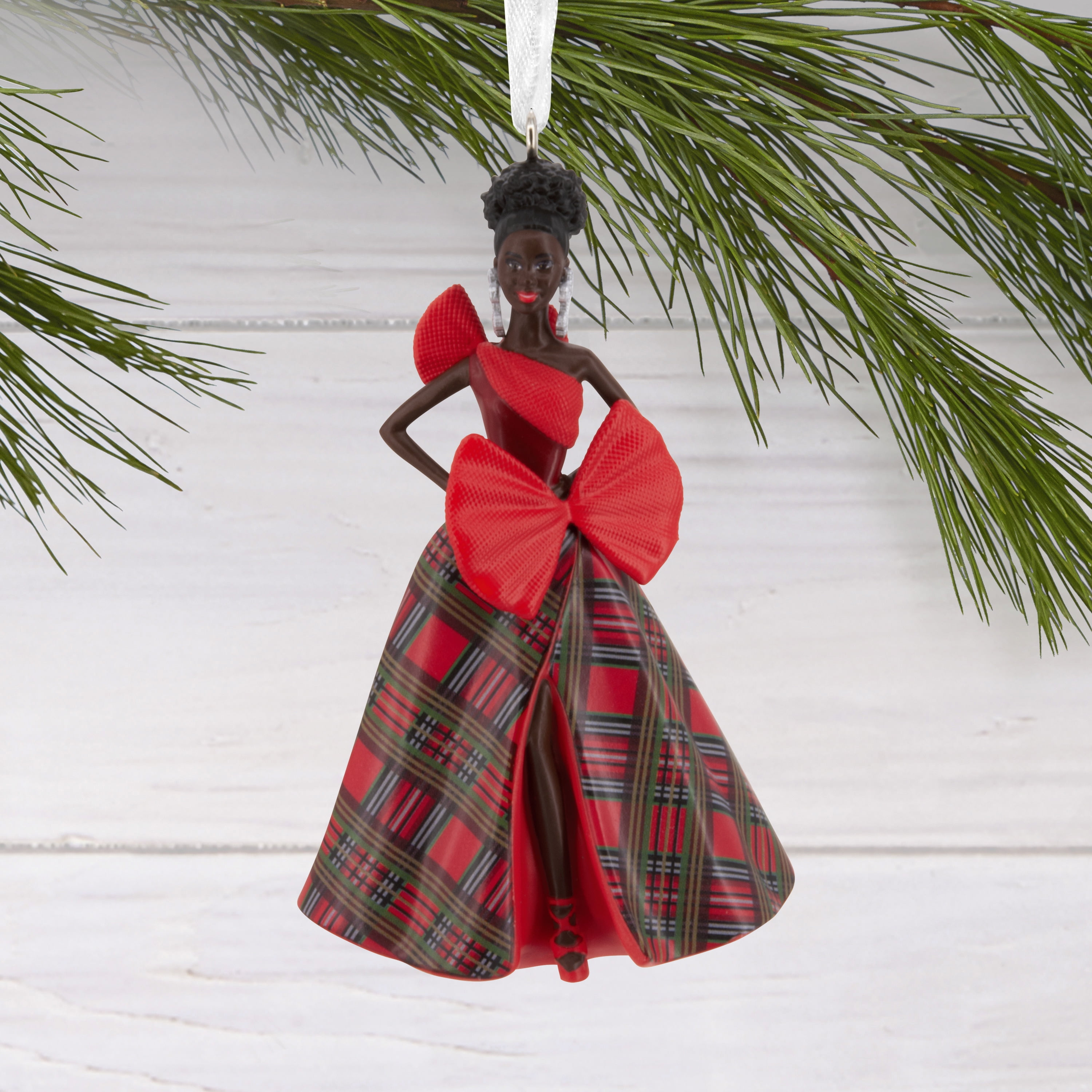 Hallmark Mattel Black Holiday Barbie 2024 Christmas Ornament