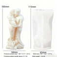 thumbnail image 2 of 2PCS Loving Portrait Silicone Candle Molds,Embracing Couple Portrait Mold for Candle Craft Making Gift Decoration,Epoxy Resin Wax Mold Silicone Mold Valentine's Day Gift Home Decoration, 2 of 8