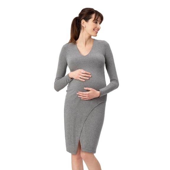 Stowaway Collection Maternity Womens Lenox Long Sleeve Dress
