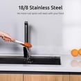 thumbnail image 4 of 600 ° F Heat Resistant Kitchen Tongs: 12in Silicone Cooking Tong with Firm Sealed Non Stick Rubber Tips & Silicon Coated 18/8 Stainless Steel Handle & Smooth Lock for Serving Grill(Black), 4 of 10