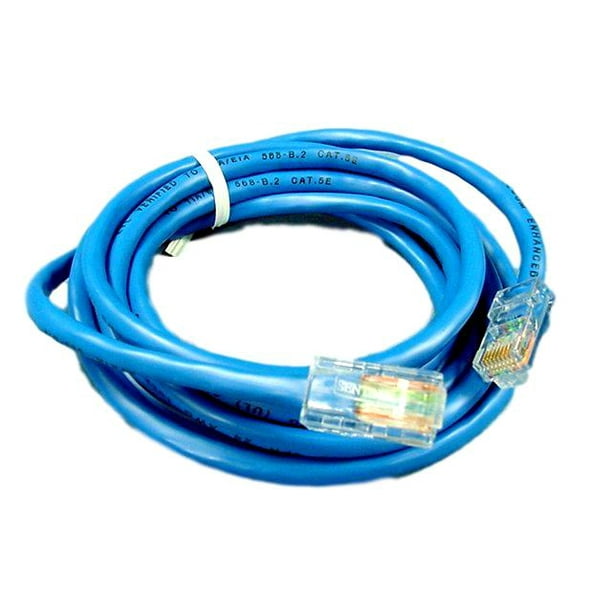 Leviton Blue Cat 5 7ft LAN Patch Cord Network Cable Cat5 8P8C