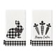 thumbnail image 2 of Decoraciones de Pascua, adornos de Pascua, regalos de Pascua. Paquete de 2 paños de cocina con forma de conejito negro de Pascua. Toallas de cocina. Decoración de mesa. Ideal para la cocina y el comed, 2 of 6