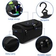 thumbnail image 5 of Neceser grande para hombre, neceser impermeable para colgar, neceser de viaje para maquillaje, para niños, mujeres y hombres, color negro, 5 of 5