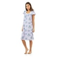 thumbnail image 2 of Casual Nights Women's Lace Short Sleeve Nightgown, 2 of 2