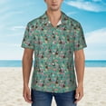 thumbnail image 5 of Catahoula Leopard Dogs Lovers Flower Floral Men'S 3d Print Casual Button Down Shirts, Novelty Hawaiian Short Sleeves 3xl, 5 of 7