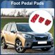 thumbnail image 2 of Unique Bargains 3 Pcs Almohadillas para Pedales de Transmisión Manual Cubiertas del Pedal del Acelerador para Subaru Forester 2006-2018 Acero Inoxidable Rojo, 2 of 6