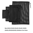 thumbnail image 2 of Travel Outdoor Multi Purpose Nylon Mesh Drawstring Bag Stuff Sack Storage Bag Laundry Bag 25X30CM, 2 of 8