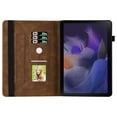 thumbnail image 5 of SaniMore for Samsung Galaxy Tab A8 (SM-X200/X205) 2021 Case, PU Leather Case with Card Slot & Kickstand Pencil Holder & Hand Strap Shockproof Protective Case for Women Girls, Brown, 5 of 8
