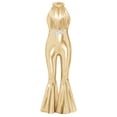 thumbnail image 3 of TSSOE Kids Girls Retro Disco Outfits Bell Bottom Jumpsuit 70s Fancy Dress Up Theme Party Bodysuits Gold 8, 3 of 7