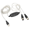 thumbnail image 2 of MIDI Cord Adapter, 2 In 1 MIDI Cable Converter Indicators Convenient 2m Length 16 Channels Plug And Play  For Laptop For, 2 of 8