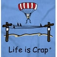 thumbnail image 2 of Falling Parachute Skydiving Fail Joke Men's Graphic T Shirt Tees Brisco Brands S, 2 of 6