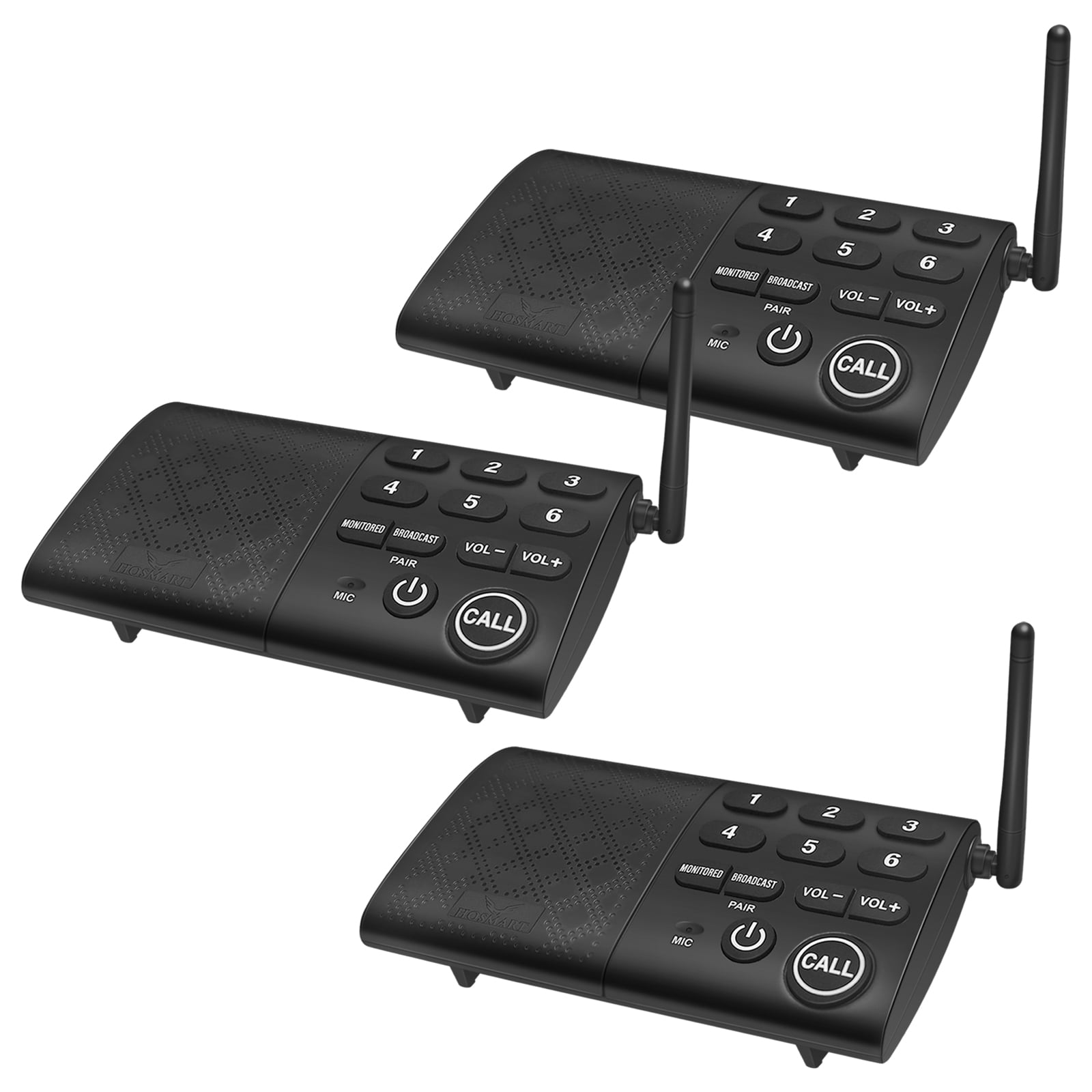 HOSMART Full Duplex Wireless Intercom System Real Time, Two -Way ...