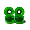 thumbnail image 2 of 4pcs Skate Wheels Accessories Professional Skateboard Components Solid Color Roller Accessory Inline Rollers Replacement Transparent gree, 2 of 7