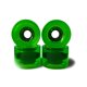 thumbnail image 1 of Eigraketly 4 piezas de accesorios para ruedas de patines, componente profesional modificado, componentes de monopatín, rodillos en línea para patinar Verde transparente, 1 of 6