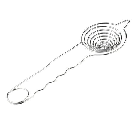 

11.4inch Long Handle Stainless Steel Kitchen Tool Eggs Separator Spiral Design