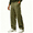 Army Green-01, variant on Mens Sweatpants with Pockets Athletic Workout Jogger Pants Elastic Waist Drawstring Baggy Sweatpants Open Bottom Size XL