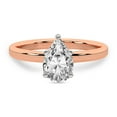 thumbnail image 4 of IGI Certified 5 Carat Pear Shape Lab Grown Diamond Engagement Ring | 14K Rose Gold | Solitaire Diamond Ring | FG-VS1-VS2 Quality Friendly Diamonds, 4 of 6