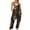 Black, variant on IROINNID Sleeveless Jumpsuit For Women Casual Loose Baggy Pocket Jumpsuit Trousers Overalls Sling Jumpsuit