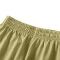 thumbnail image 3 of CYRBOKO Boys Jogger Pants, Breathable Elastic Waist Cotton Summer Athletic Pants Army Green Size 4-5 T, 3 of 7