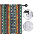 thumbnail image 4 of Blackout Kids Curtains,Boho Bohemia Geometric Line Art Childrens Insulated Curtains Set Of 2,Bedroom Essentials,Toddler Room Decor 52"x84"(132x213cm), 4 of 4