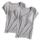thumbnail image 1 of Pijama de manga corta para mujer, 2 piezas, color liso, cuello redondo, manga corta, con copa acolchada, ropa de casa, pijama de manga corta, pijama para mujer, 1 of 2