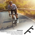 thumbnail image 4 of pitrice Bicycle Handlebar Extender Mountain Bike Bracket Support Mount Headlight Flashlight Speedometer Holder Replacement Blue 1Set, 4 of 6