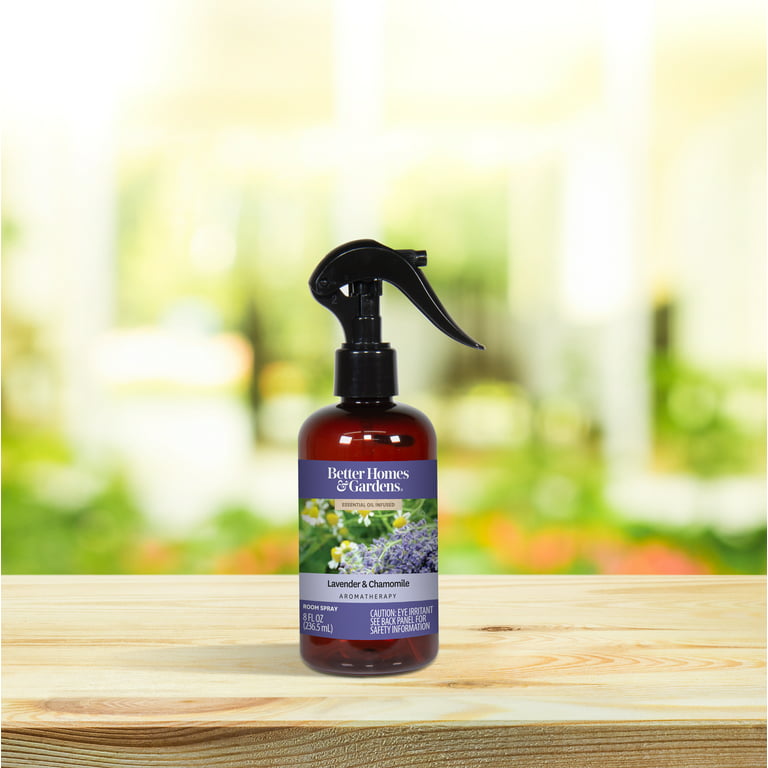 Better Homes & Gardens Essential Oil Infused Room Spray Air Freshener,  Lavendar & Chamomile, 8 fl oz 