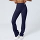 thumbnail image 4 of Pantalones de yoga acampanados para mujer, leggings de cintura alta, pantalones casuales de entrenamiento con corte acampanado, 80 % poliéster, 20 % spandex, tejido elástico, 4 of 5