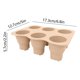 thumbnail image 3 of Maceta Plegable de Silicona para Semilleros con Bandeja de Drenaje – Semillero Transpirable de 6 Celdas para Jardinería de Interior y Siembra En Balcón., 3 of 6