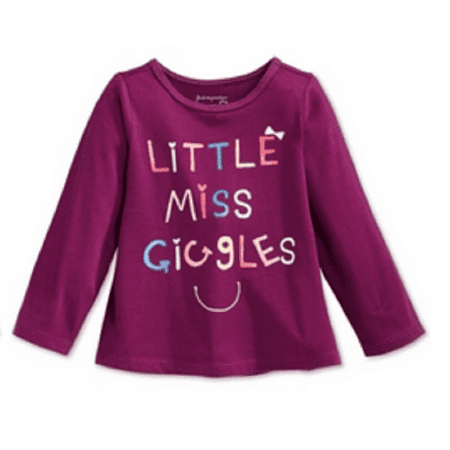 

First Impressions Baby Girls Graphic Long-Sleeve T-Shirt Burgundy Size 6/9M