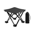 thumbnail image 2 of LJNYFDC Outdoor Fishing Stool Camping Stool Foldable Great Load Bearing Easy Storage Stable Structure Thick Legs Resting Platform with Storage Pouch, 2 of 7