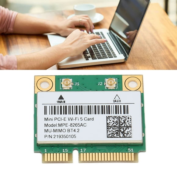 Card, 802.11ac 8265AC Mini PCIE WiFi Card Dual Band Plug And Play 1200Mbps For Laptop