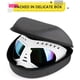 thumbnail image 3 of Gafas protectoras para perros, correas ajustables, fáciles de colocar, anti-UV, para perros grandes (lente azul), 3 of 5