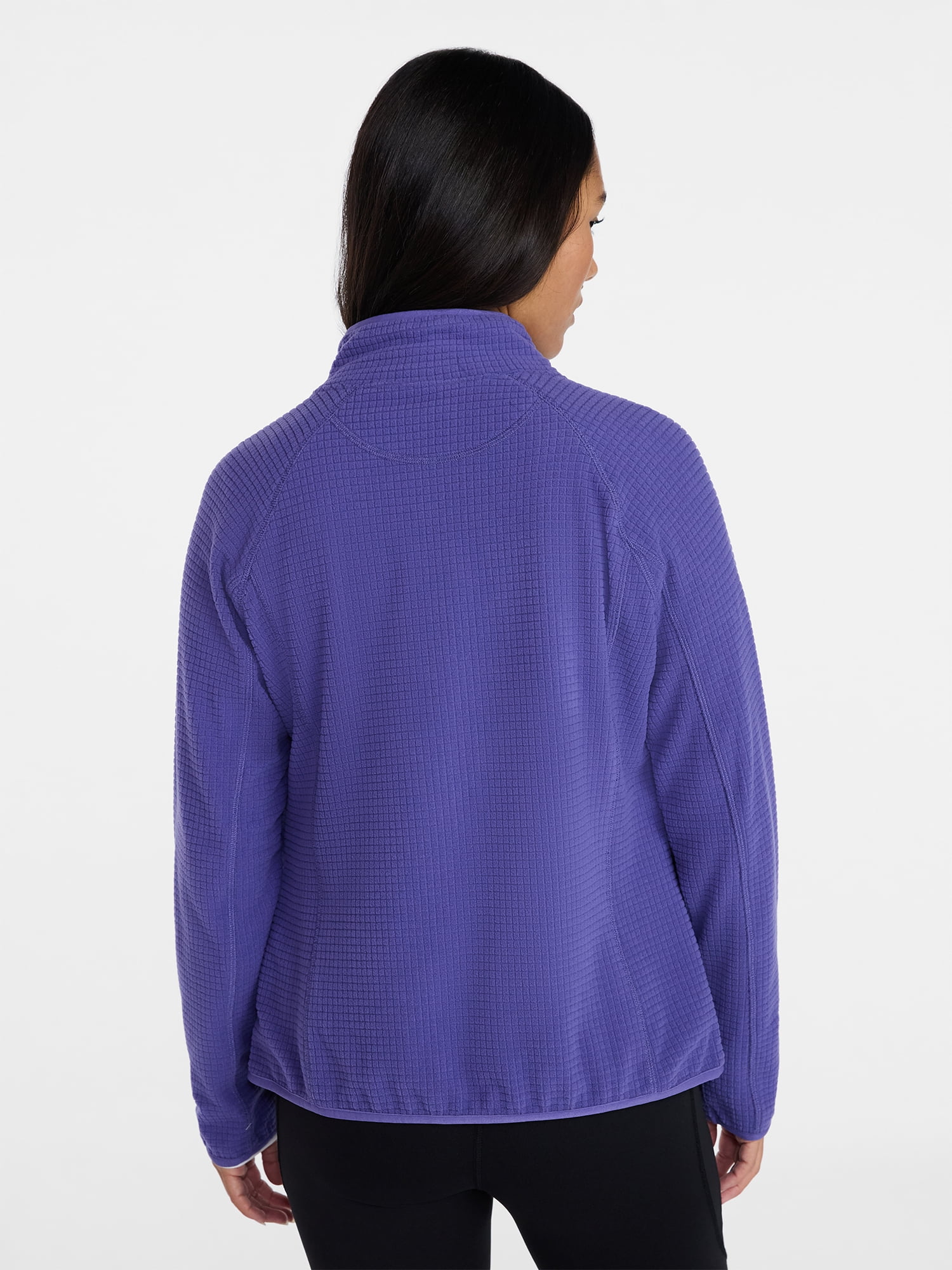 Ozark Trail Women's and Women's Plus Mock Neck Fleece Jacket, Sizes XS-2X