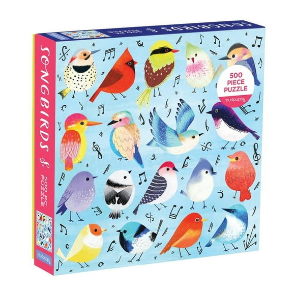 Mudpuppy - Songbirds - 500 Piece Family Jigsaw Puzzle