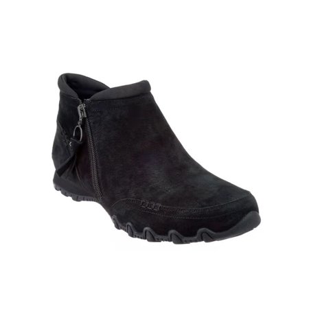 

Avamo Women Breathable Winter Shoes Side Zip Short Bootie Driving Comfort Black 8.5