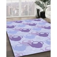 thumbnail image 2 of Ahgly Company Indoor Rectangle Patterned Heavenly Blue Area Rugs, 7' x 10', 2 of 6