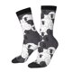 thumbnail image 1 of Balery Black And White Sheeps Calcetas Largas con Estampado para Hombre y Mujer – Suaves y Transpirables, Talla Única (US 5-11), 1 of 6