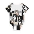 thumbnail image 2 of Rocae Colors Cats for Baby Climbing Clothes Soft Baby Romper for Active Infants Comfortable and Breathable Crawling Jumpsuit Unisex Baby Outfit 9M, 2 of 8