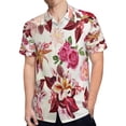 thumbnail image 4 of High Quality Hawaiian Shirts for Men Short Sleeve Aloha Beach Shirt Floral Summer Casual Button Down Shirts Blouses GVIY3L, 4 of 7