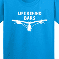thumbnail image 4 of Inktastic Life Behind Bars Mountain Bike Youth T-Shirt, 4 of 5