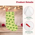 thumbnail image 4 of Salouo Funny Frogs Print Christmas Decorations Stockings 1 Pack 18'' Xmas Stockings Holiday Stocking Personalized Farmhouse Decor for Home Family Party Tree, 4 of 7