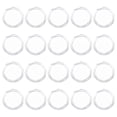 thumbnail image 1 of 100pcs Clear 21mm Coin Capsules Holder Case Transparent for Coin Protectors, 1 of 6