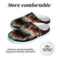 thumbnail image 6 of Goofa Glitch Screaming Skull Print Womens Mens Cotton Lightweight House Slippers , Washable Home Slippers,Indoor Comfy Bedroom Cozy Slippers-37/38, 6 of 7